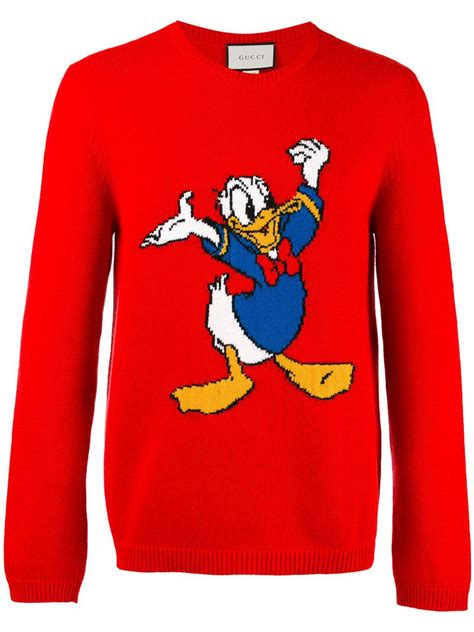 gucci donald duck sweater fake